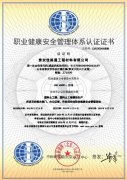 職業(yè)健康安全管理體系認(rèn)證證書(shū)